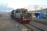 Dampfsonderfahrt  Glühweinfahrt  mit 50 3501 am 27.01.2018 in Bestwig.